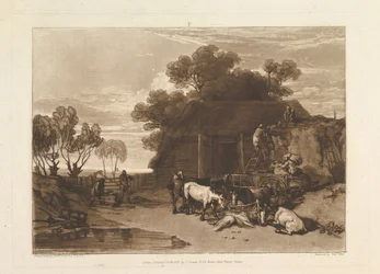 The Straw Yard Liber Studiorum, parte II, chapa 7, 20 de fevereiro de 1808.