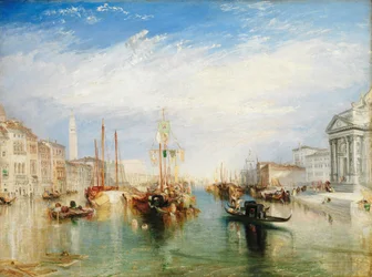 Veneza, do pórtico da Madonna della Salute, c. 1835