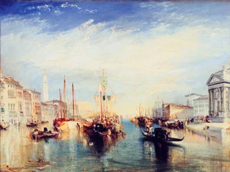 Veneza, da varanda da Madonna della Salute, c1835