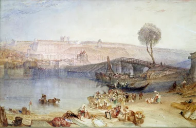 Vista do local e do castelo de Saint Germain en Laye. Pintura de Joseph Mallord William Turner (1775-1851)