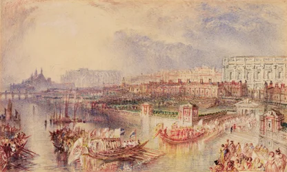 Whitehall, c.1835 (aguarela sobre papel)
