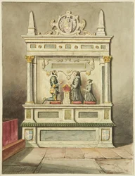 Sir Charles Somerset, o Monumento da sua dama e filha, em St James