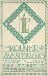 Um pôster para o Festival de Arte de Colônia de 1905, 1905