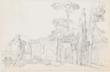 Jardins de uma villa italiana
