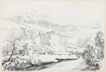 Paisagem nas colinas de Alban