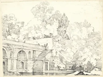 O Fishpond na Villa Madama