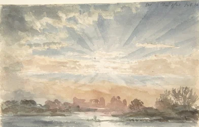 Paisagem com Sol Nascente, 1 de dezembro de 1828, 8h30, 1828.