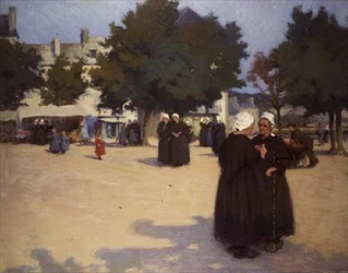 A Praça da Aldeia, Bretanha