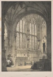 Arquitetura da Idade Média: Em St. Jacques, Dieppe, East End, Interior