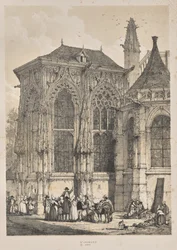 Arquitetura da Idade Média: St. Jacques, Dieppe, East End, Exterior