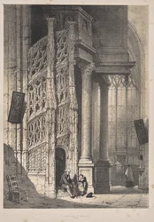 Arquitetura da Idade Média: Escadaria, St. Maclou, Rouen