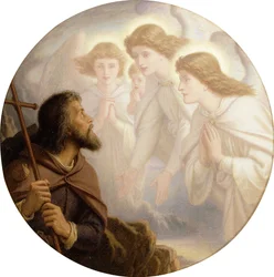 Lidere, Gentilmente Luz, em meio à Tristeza Circundante, conduza-me! ... e com a Manhã aqueles Rostos de Anjo Sorriem, que eu já amei há muito tempo, e que perdi algum tempo, 1894