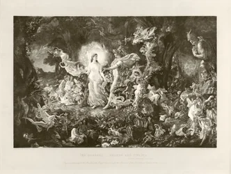 A Quarrel - Oberon e Titania (fotogravura)