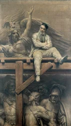 Francois Rude Trabalhando no Arco do Triunfo, 1893
