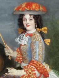 Parrocel - Marie Anne Mancini - Castelo de Skokloster (recortado-editado)