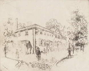 Fourth Street, Meeting House, Filadélfia, 1920.