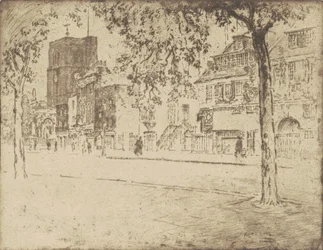 Casa onde Whistler morreu, 1904.