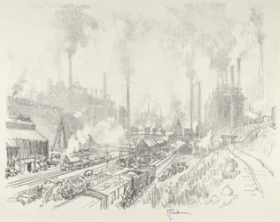Na Terra do Ferro e do Aço, 1916.