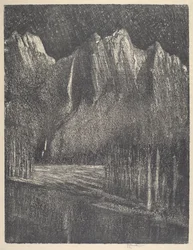 Noite no Yosemite, 1912.