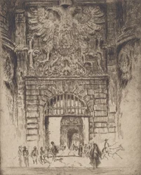 Porta Visagara, Porta de Madrid, Toledo, 1904.