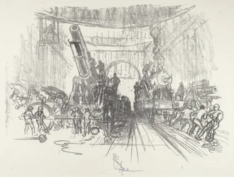 Pronto para a guerra, 1916.