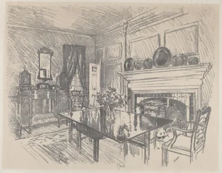 The Dining Room, Stenton, 1912.