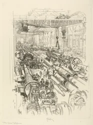 A série inglesa da guerra: W.441. A loja de armas, 1916