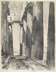 O Pórtico do Pártenon, 1913.