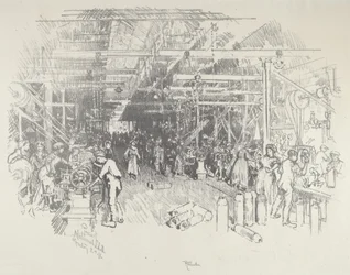 A fábrica de conchas, 1916.