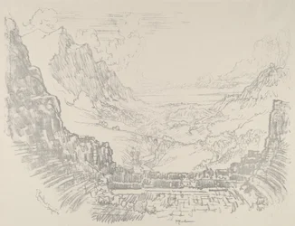 The The Theatre, Segesta, 1913.