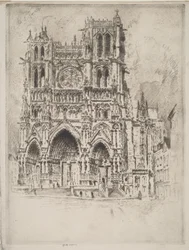 A fachada oeste, Amiens