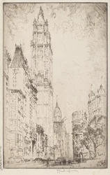 O Edifício Woolworth, 1915.