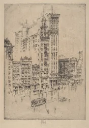 Union Square, dia chuvoso