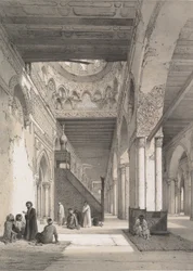 12. Interior, Mesquita Ibn Toûloûn, 1843.