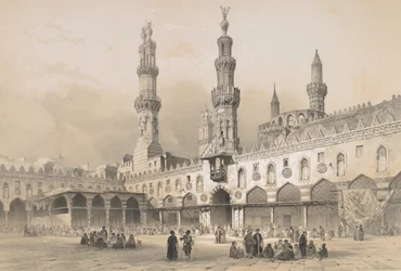 22. Tribunal da Mesquita de Ahzar, Kairo, 1843.