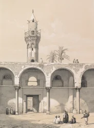 4. Mesquita de Amrou, Kairo, 1843.