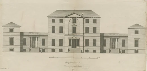 Sandon Hall: gravura, nd [1769-1771] (impressão)