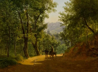 paisagem italiana (caminho perto da Cava de
