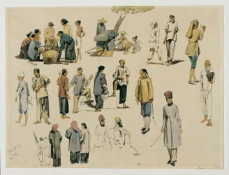 estudos de figuras chinesas