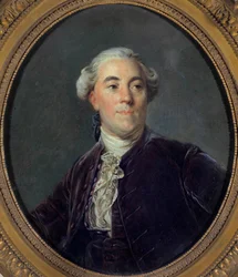 Retrato de Jacques Necker (1732-1804) Ministro Pintura por Joseph Siffred Duplessis (1725-1802) (Joseph-Siffred, Joseph Siffrede, Joseph Siffrein, Joseph-Siffrein) 1781 Dim 0.32x0.27 m