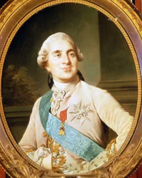 Retrato de Luís XVI por Duplessis. Musée Condé Chantilly.