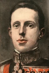 Alfonso XIII., Rei da Espanha, 1910.