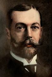 George V., rei da Inglaterra, 1910.