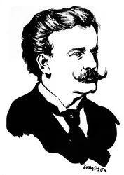 Moriz Rosenthal, pianista polonês-americana, 1912.
