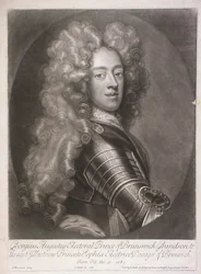 Retrato oval de Jorge II, Rei da Grã-Bretanha, 1706