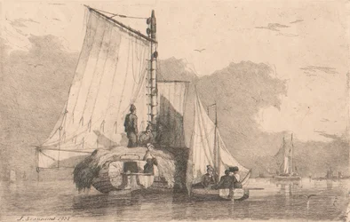 Barcos em Braydon, 1825