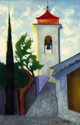 A Torre do Sino (óleo sobre tela sobre painel)