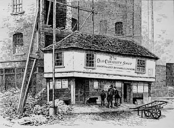 The Old Curios Shop em Lincolns Inn Fields, Londres, c1860 1911