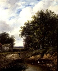 O Caminho junto à Lagoa