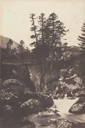 Cauterets, Ponte da Espanha, 1853.